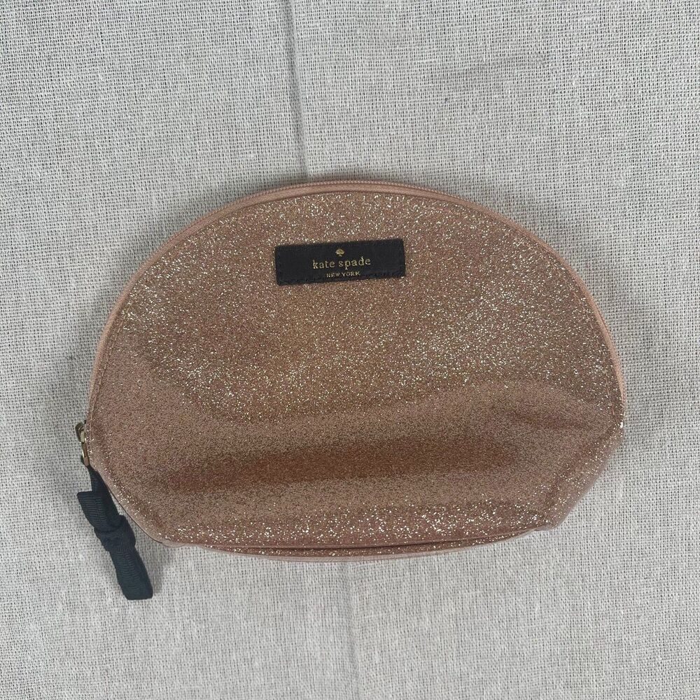 Kate Spade | Rose Gold Terrace Street Keri Cosmetic Bag